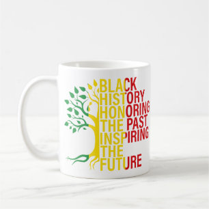 African Roots Black History Maand verleden en toek Koffiemok