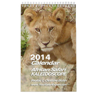 African Safari KALEIDOSCOPE Calendar 2013 1-Pg. Kalender