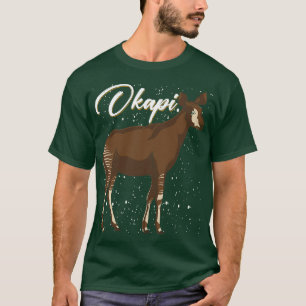 African Safari Lover Wildlife Zoo Animal Okapi T-shirt