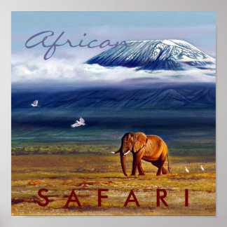 African Safari Poster