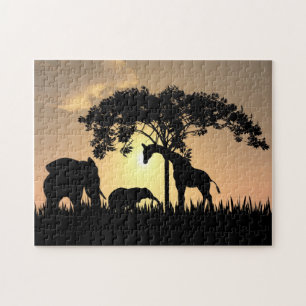 African Safari Puzzle Legpuzzel