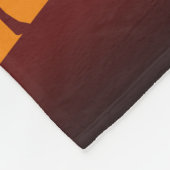 African Safari Silhouette - Fleece Blanket (Hoek)