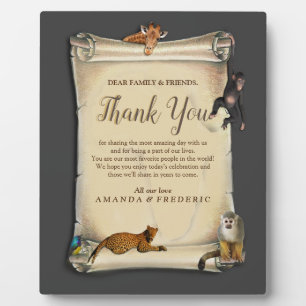 African Safari Sunset Fotoplaat