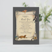 African Safari Sunset RSVP Kaartje (Staand voorkant)