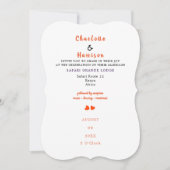 African Safari Wedding Destination Invitation Kaart (Voorkant)