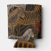 African Safari: Zebra  ontwerp Blikjeskoeler (Achterkant)