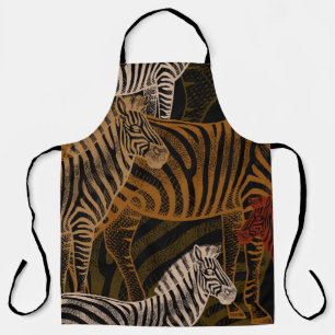 African Safari: Zebra  ontwerp Schort