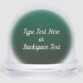 African Santa Snow Globe Custom Christmas Gifts (Arrière)