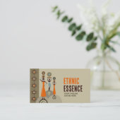 African Soul - art deco compositie Visitekaartje (Staand voorkant)