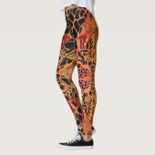 African Style Design Giraffes Leggings (Links)