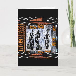 African Style Wenskaart Kaart