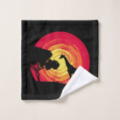 African sunset (Gant de toilette)