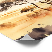 African Sunset Safari Wall Art Poster (Hoek)
