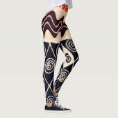 African Tribal Crazy Aerobe Leggings (Rechts)
