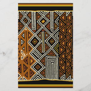 African Tribal Kuba Design Briefpapier