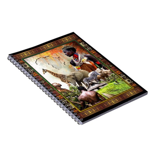African Tribal Queen Planner Notitieboek (Rechterzijde)
