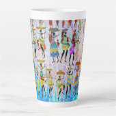 African Village Latte Mok (Voorkant)