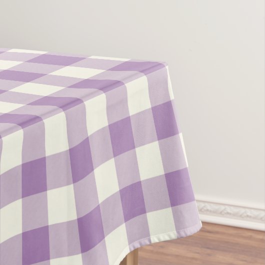 African Violet Gingham Pattern Check Tablecloth Tafelkleed (Voorbeeld)