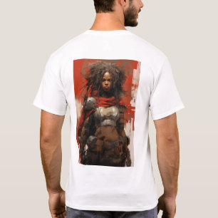 African Warriors Artistieke Stijl door Ashley Wood T-shirt