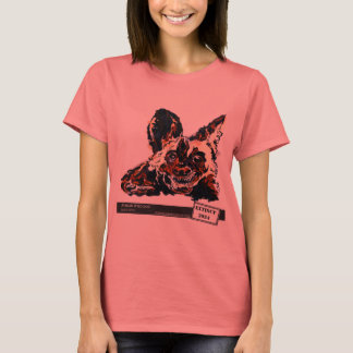 African Wild Dog by Natasha Bowdoin T-shirt