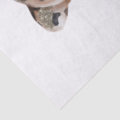 African Wildlife Cheetah Portret Theme Tissuepapier (Detail)