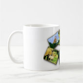 African Wildlife Collage Black Shadow Mug (Gauche)
