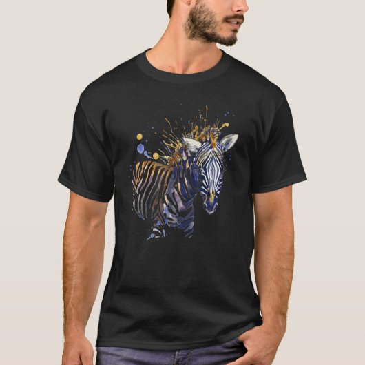 African Zebra Graphic T-shirt (Voorkant)