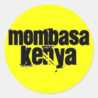 Africankoko Custom Mombasa, Kenia Ronde Sticker
