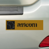 africom bumper sticker bruin (Op auto)