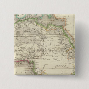 Afrika 10 vierkante button 5,1 cm