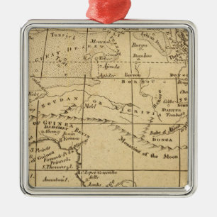Afrika 11 metalen ornament