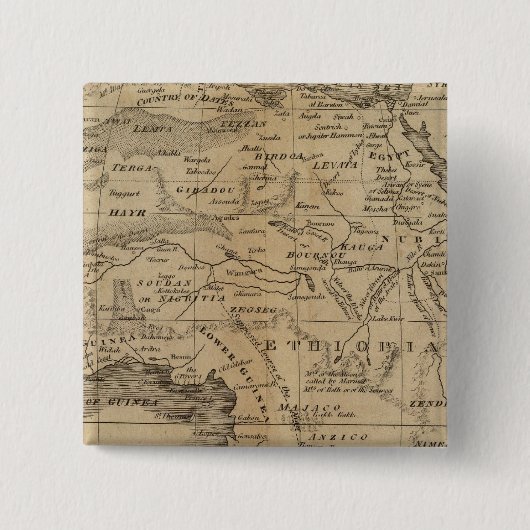 Afrika 12 vierkante button 5,1 cm (Voorkant)