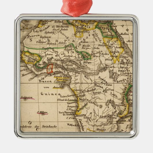 Afrika 16 metalen ornament (Voorkant)