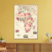 Afrika 18 canvas afdruk (Insitu (Woonkamer))