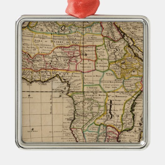 Afrika 19 metalen ornament (Voorkant)