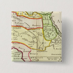Afrika 20 vierkante button 5,1 cm