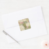 Afrika 25 vierkante sticker (Envelop)