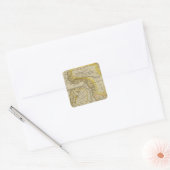 Afrika 27 vierkante sticker (Envelop)