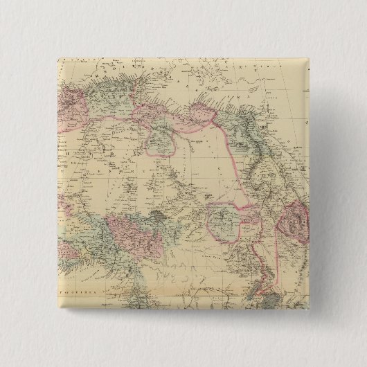 Afrika 28 vierkante button 5,1 cm (Voorkant)