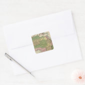Afrika 2 vierkante sticker (Envelop)