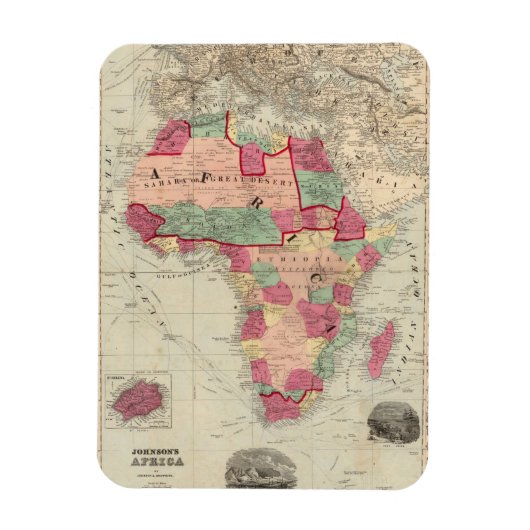 Afrika 30 magneet (Verticaal)