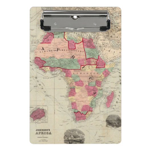 Afrika 30 mini klembord (Voorkant)
