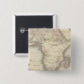 Afrika 33 vierkante button 5,1 cm (Voorkant /achterkant)