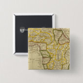 Afrika 34 vierkante button 5,1 cm (Voorkant /achterkant)