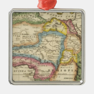 Afrika 36 metalen ornament