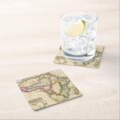 Afrika 36 vierkante kartonnen onderzetter (Insitu)