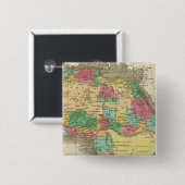 Afrika 38 vierkante button 5,1 cm (Voorkant /achterkant)