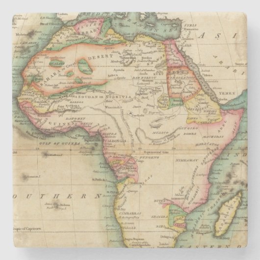 Afrika 43 stenen onderzetter (Voorkant)