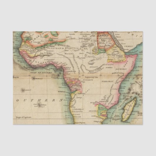 Afrika 43 tissuepapier (Voorkant)