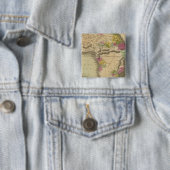 Afrika 48 vierkante button 5,1 cm (In situ)